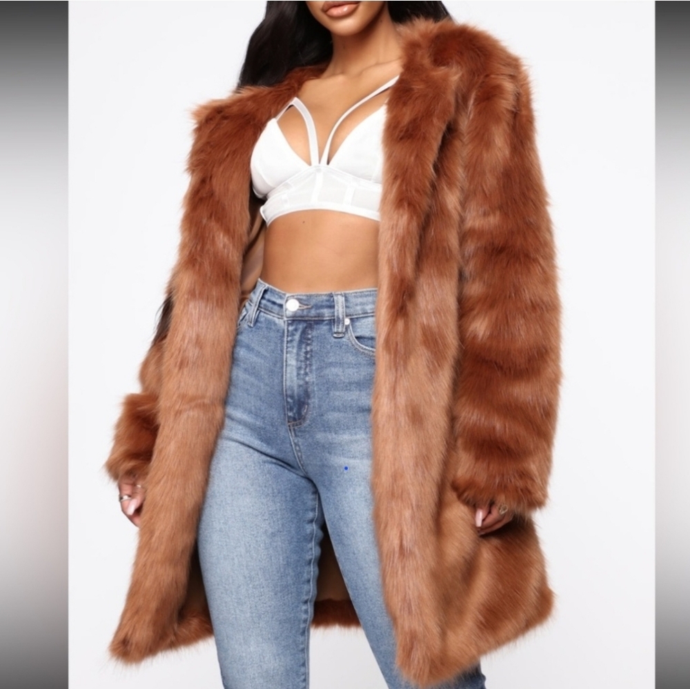Fashion Nova Faux Fur Coat
